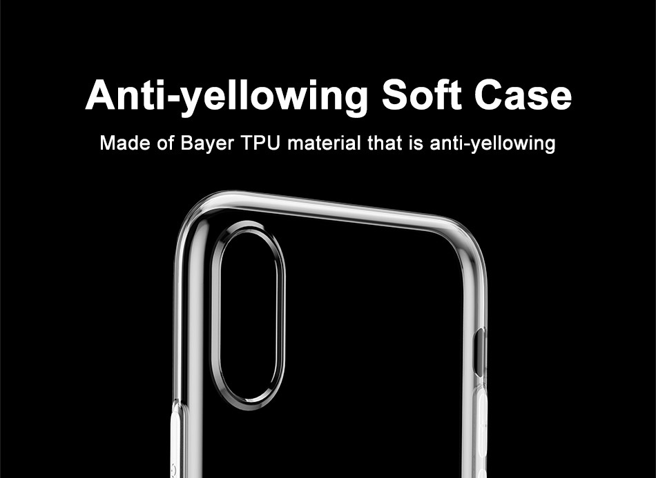 Baseus Ultra Thin Soft Silicone Phone Case for iPhone X(ARAPIPHX-B) 
