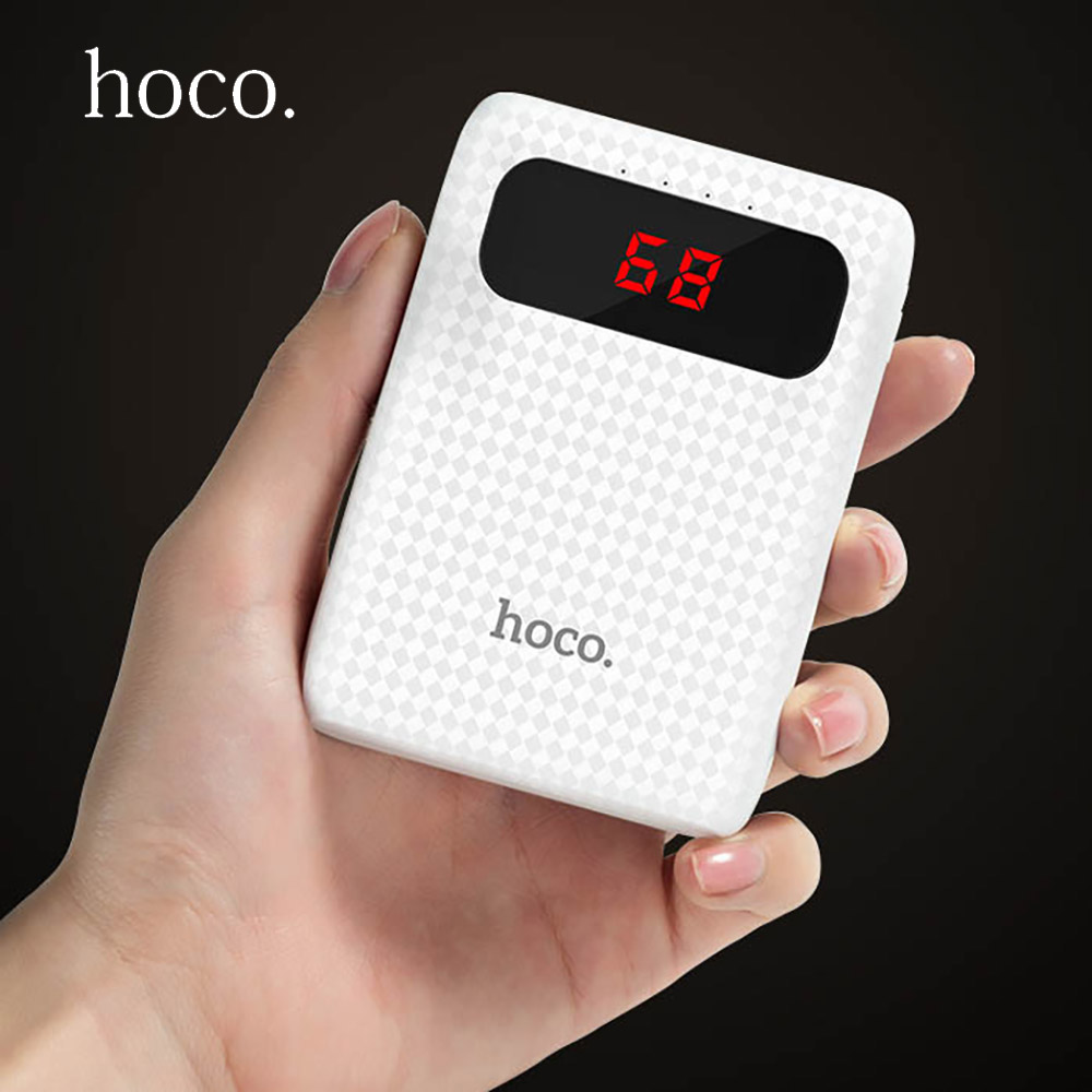 HOCO B20 10000mAh 18650 Power Bank for iPhone Xiaomi Samsung 