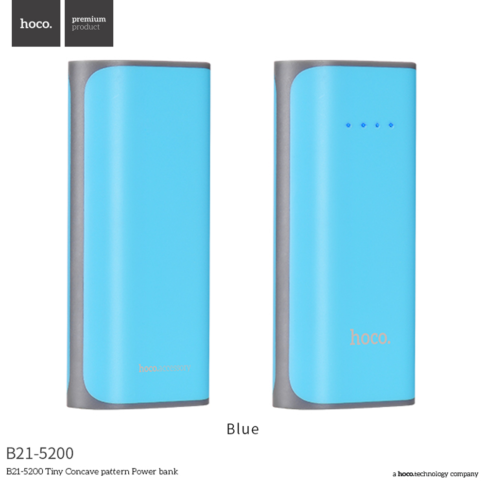 HOCO B21 5200mAh Mini USB Power Bank 