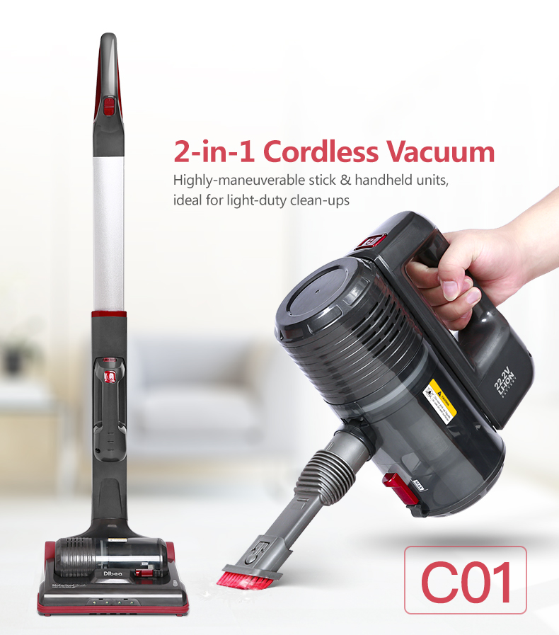 Dibea C01 2-in-1 Stick and Handheld Vacuum Cleaner