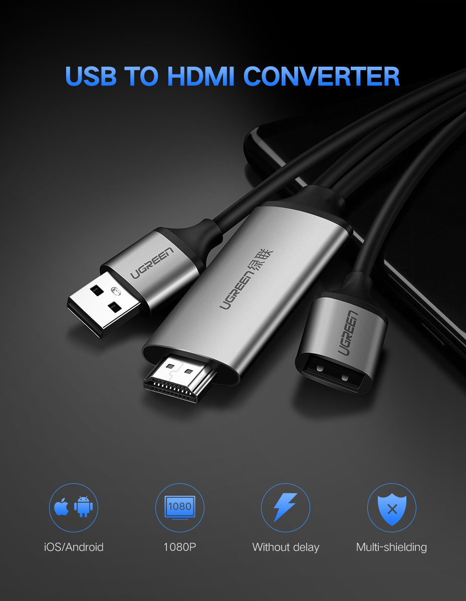 Ugreen CM151 USB to HDMI Digital AV Adapter