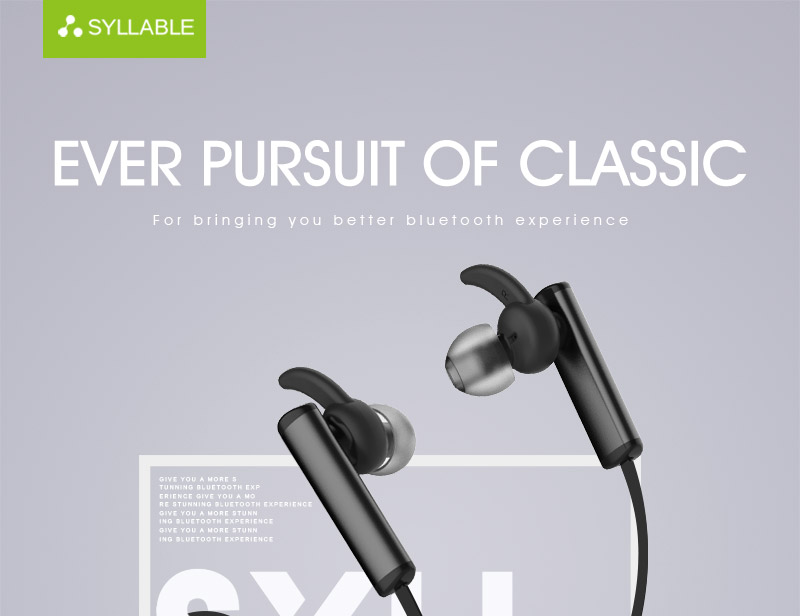 SYLLABLE D300L Sport In-ear Earphone Wireless Hand Free Bluetooth 4.1