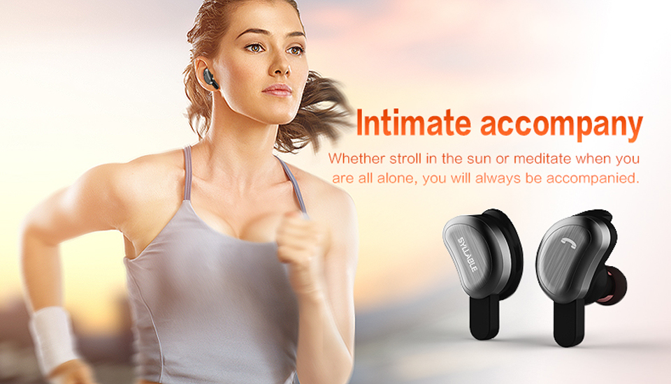 SYLLABLE Stereo D9 In-ear Wireless Bluetooth Earbud IPX4 Waterproof 