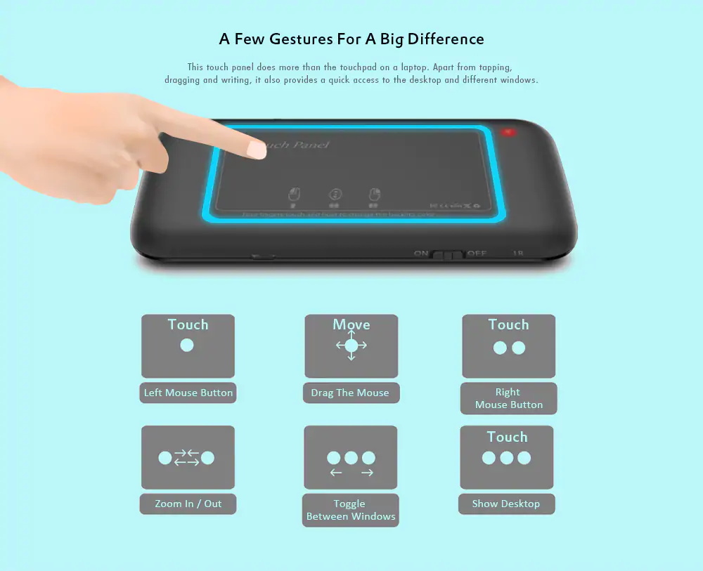 h20 air mouse
