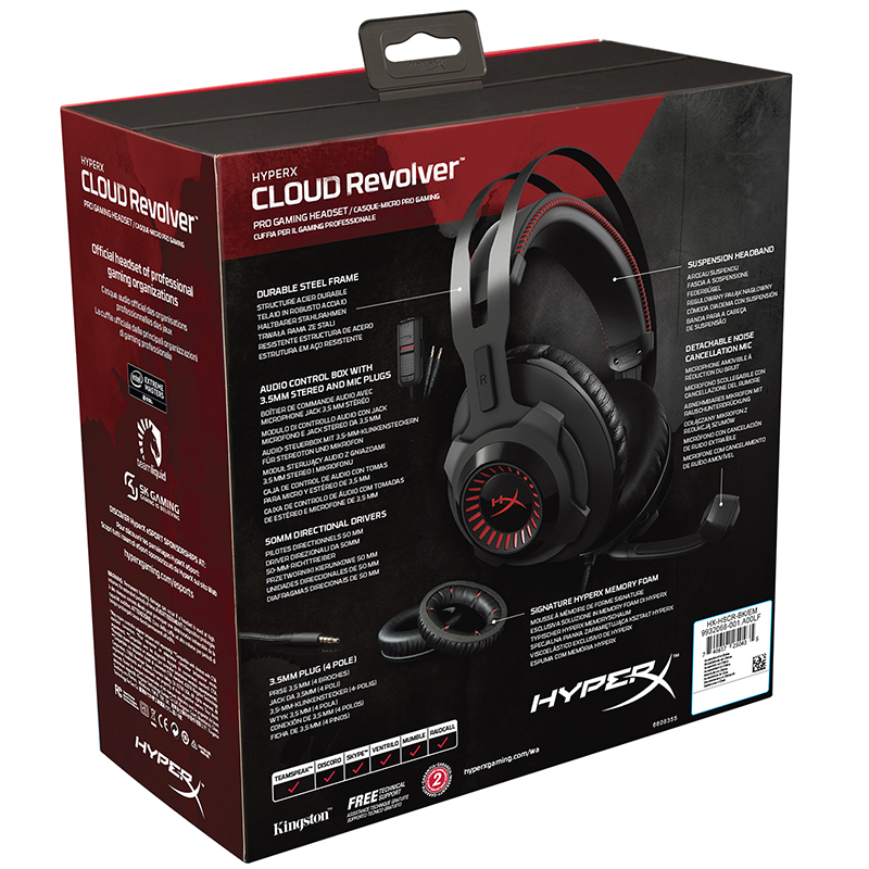 Kingston HyperX Cloud Revolver Noise Cancelling Headset for PC & PS4