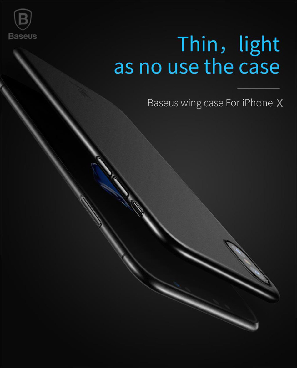 Baseus WIAPIPHX Wing Case for iPhone X