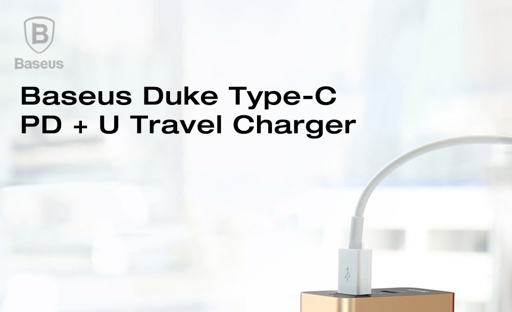 Baseus Duke Type-c PD + U Travel Charger