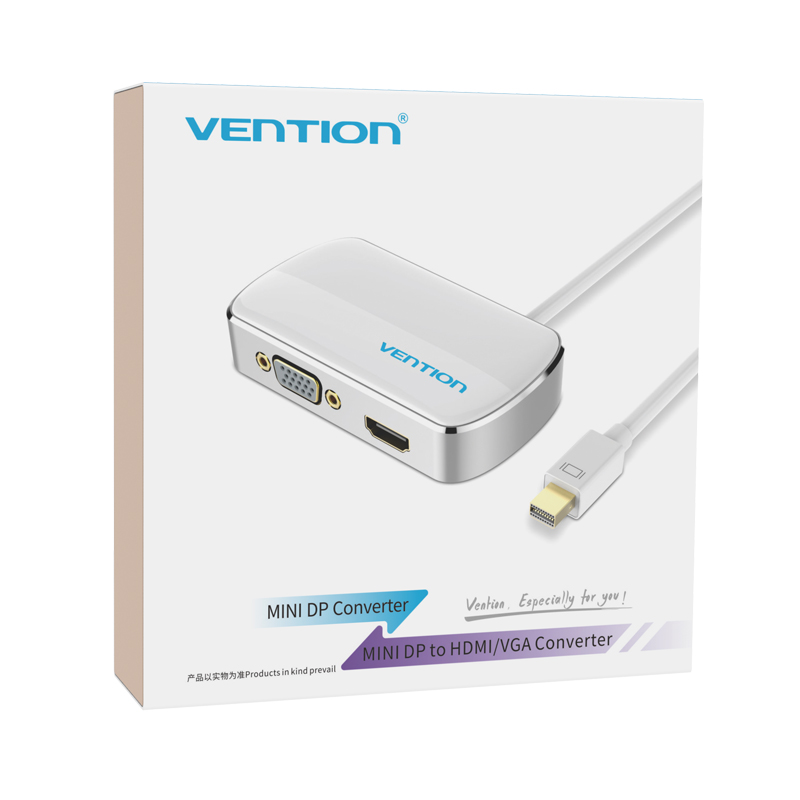 Vention 2 in 1 Mini DP to HDMI / VGA Converter 