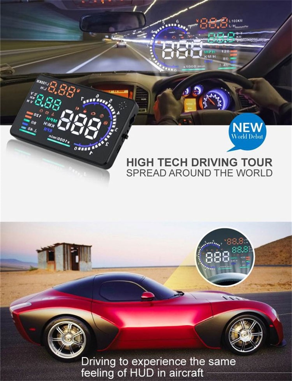 obd2 car hud