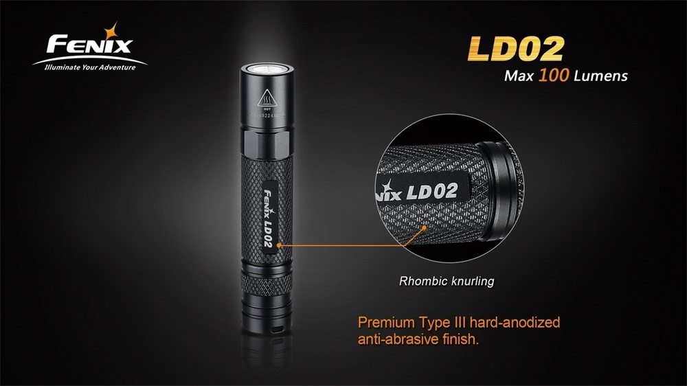fenix ld02 led flashlight