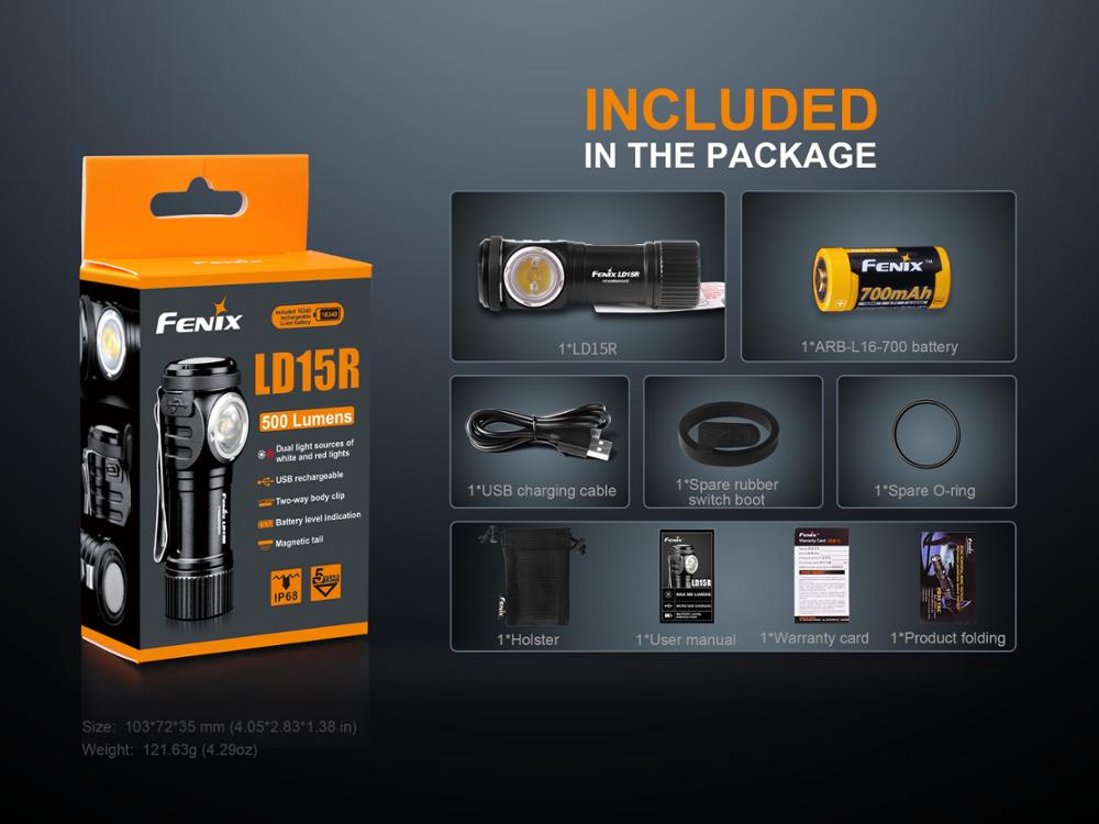 fenix ld15r flashlight sale
