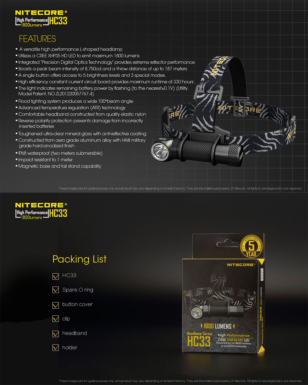 nitecore hc33 headlamp