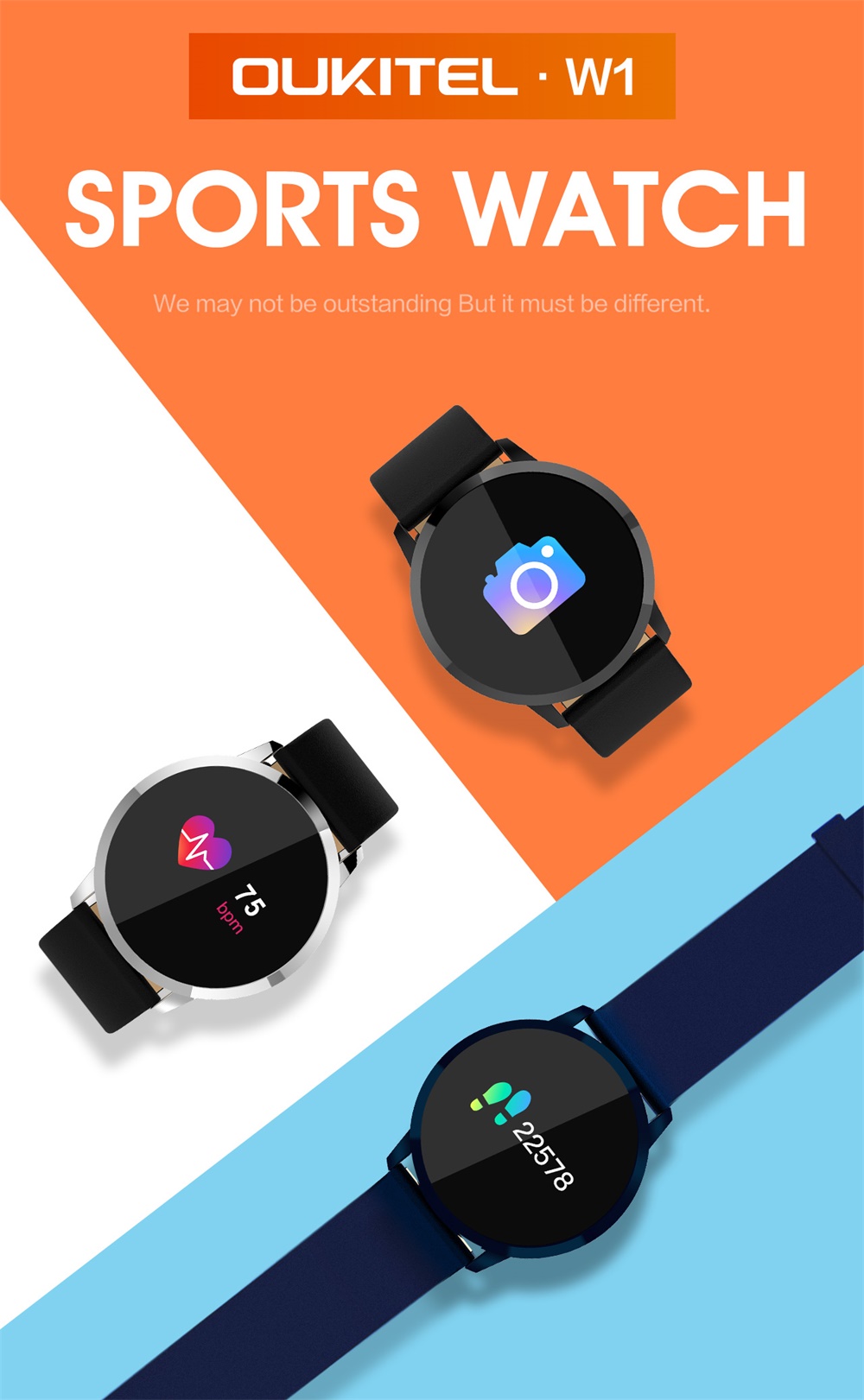 oukitel w1 smartwatch