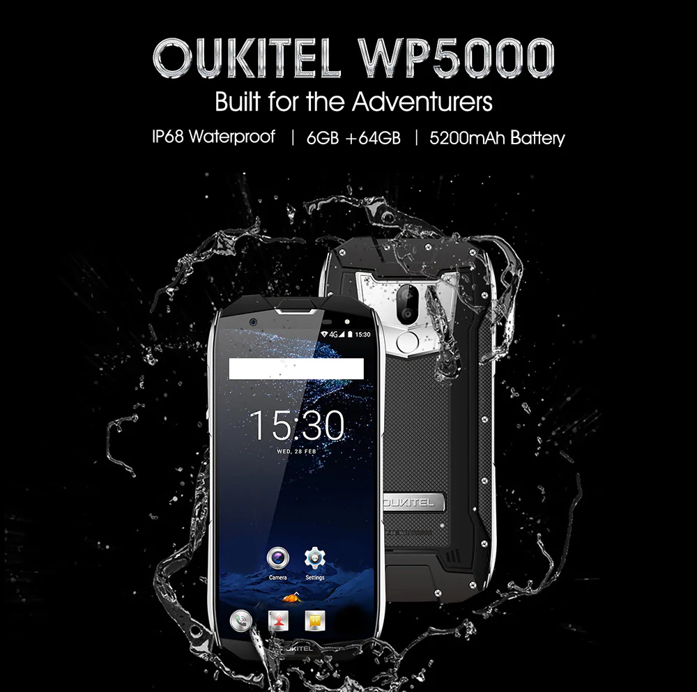 oukitel wp5000 4g smartphone