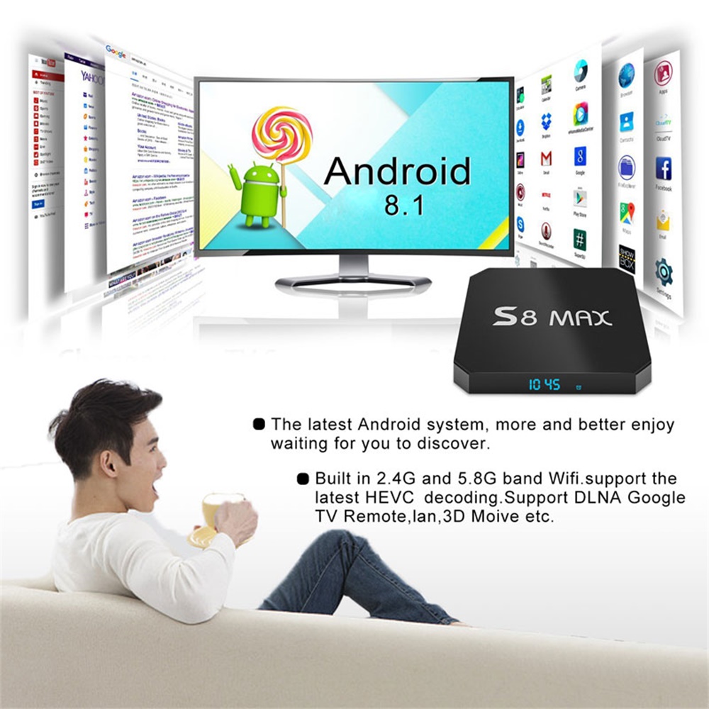 s8 max android tv box