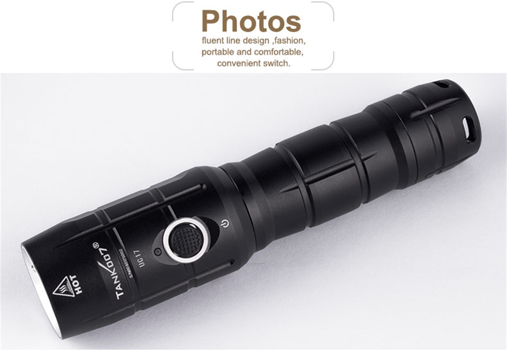 tank007 uc17 portable flashlight