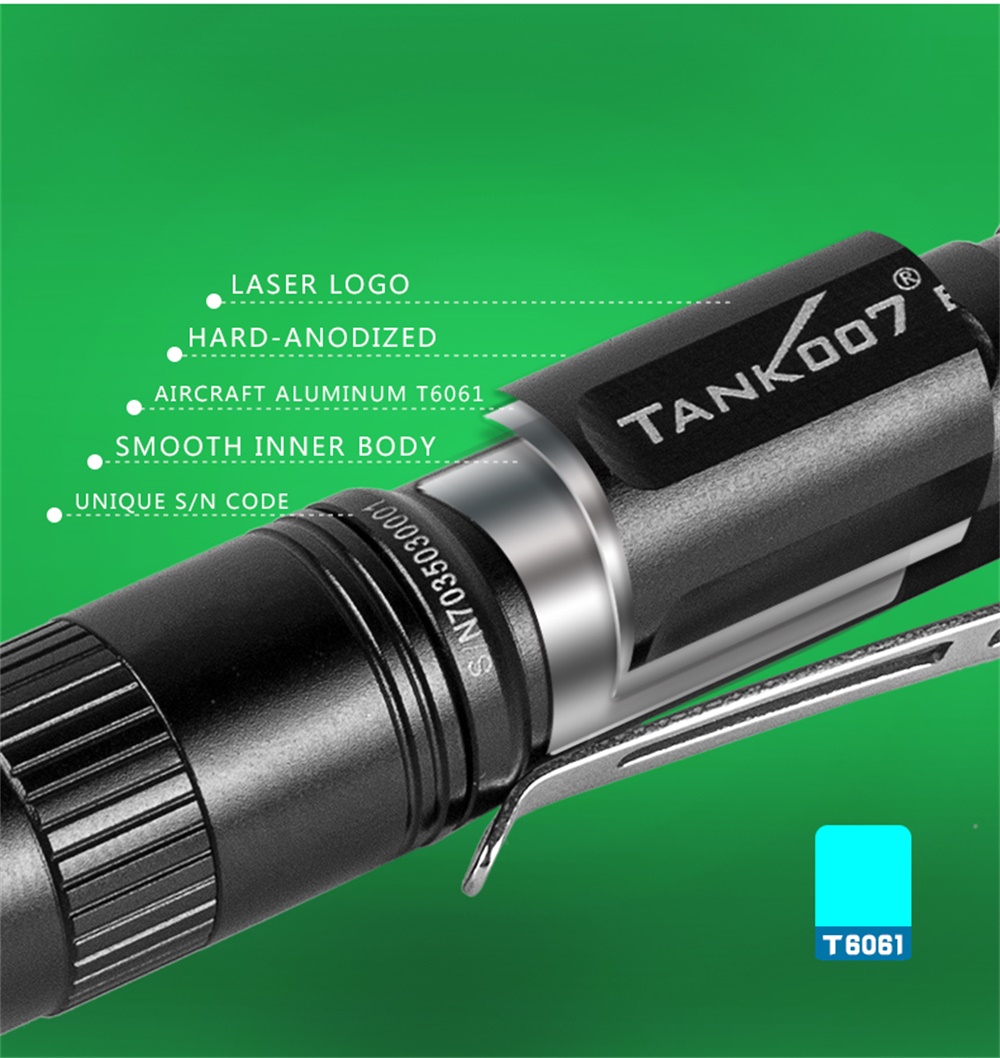 tank007 e13 mini flashlight