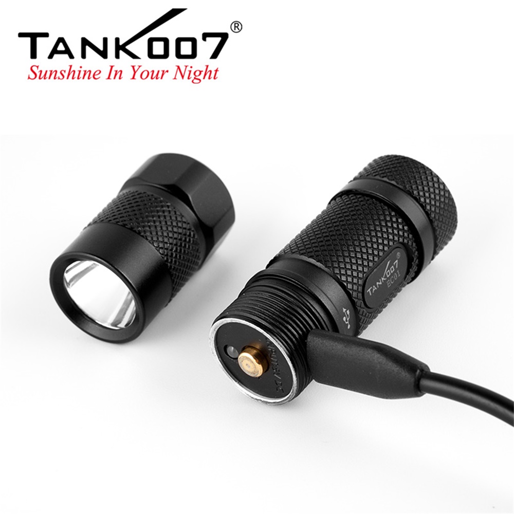 tank007 ec01 led flashlight