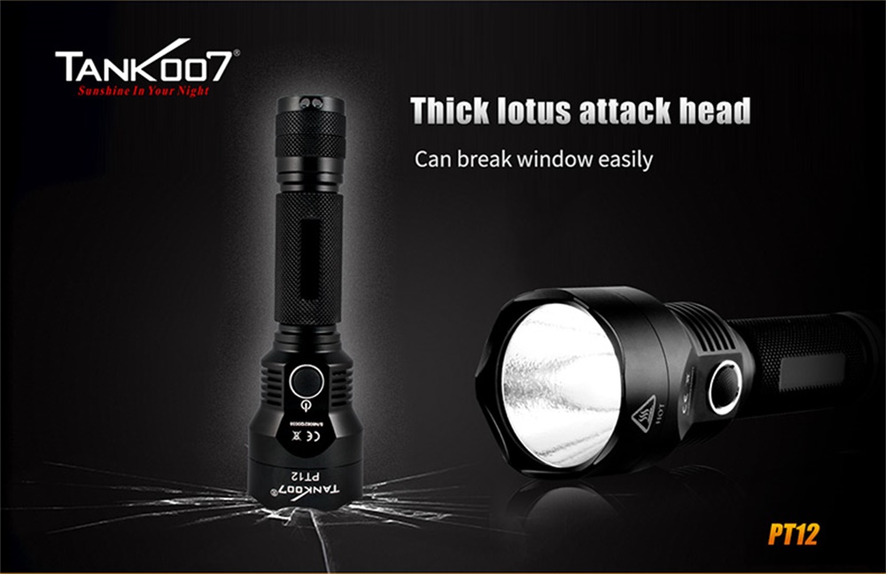 tank007 pt12 outdoor flashlight