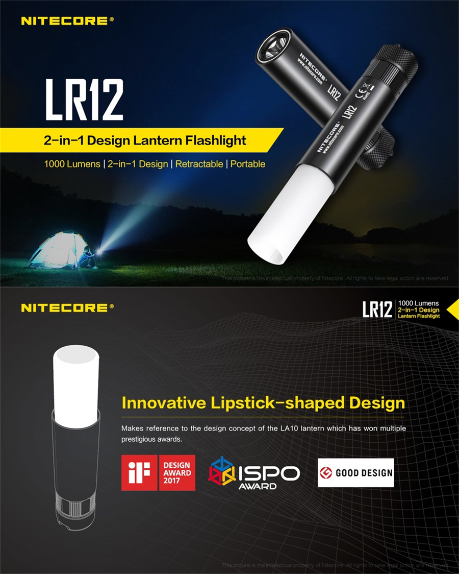 nitecore lr12 flashlight