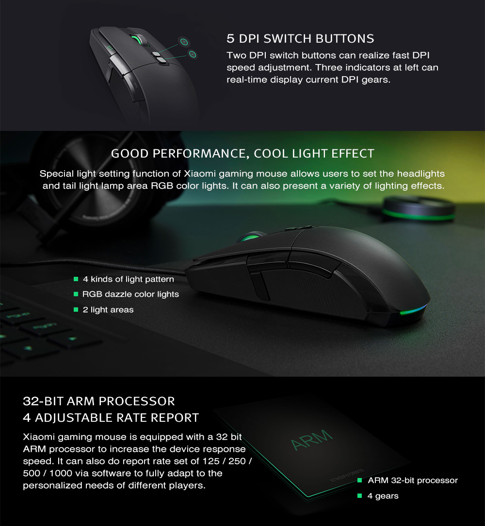 xiaomi wired gaming mouse