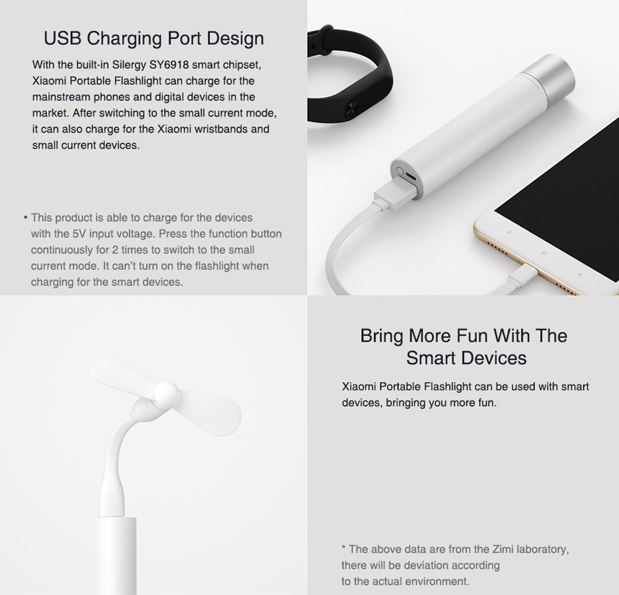 mi minimalist portable flashlight