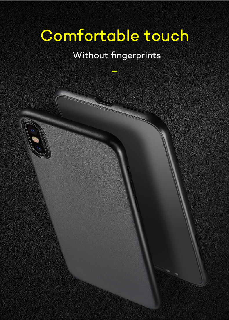 BENKS PP Matte Anti-fingerprint Case for iPhone X