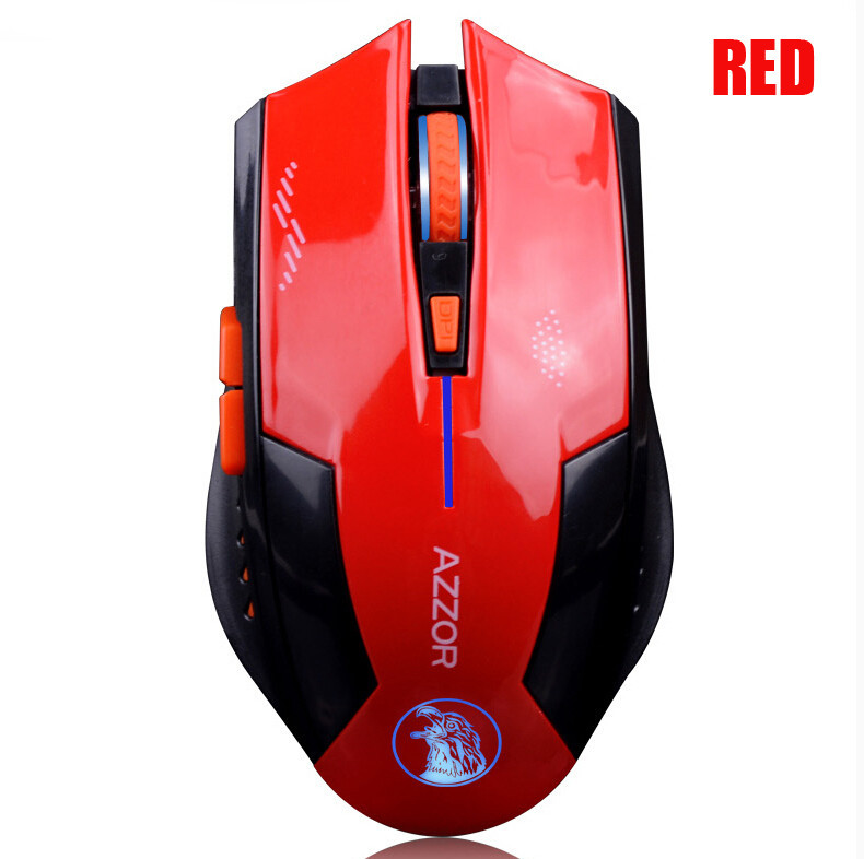 AZZOR Battery Laser Gaming Mouse Silence Built-in High Voltage Lithium Battery