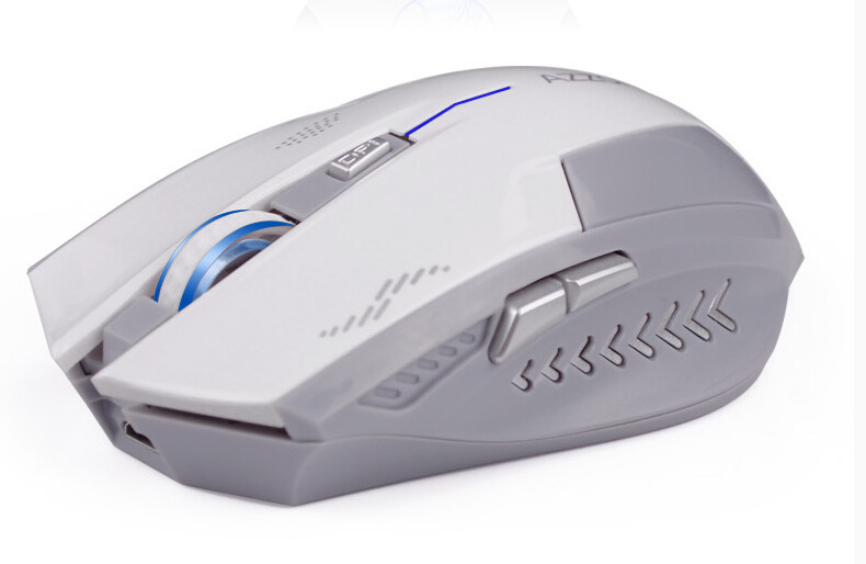 AZZOR Battery Laser Gaming Mouse Silence Built-in High Voltage Lithium Battery