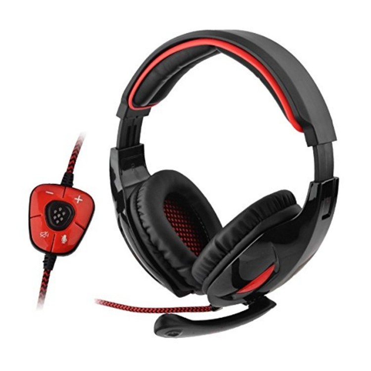 Sades SA-903 USB Gaming Headset with Mic Volume Control 7.1 Surround Sound for ps4