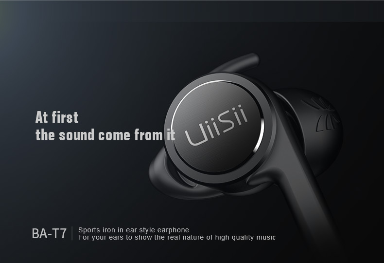 UiiSii BA-T7 In-ear Headphone with Microphone for iphone 5s Xiaomi PC
