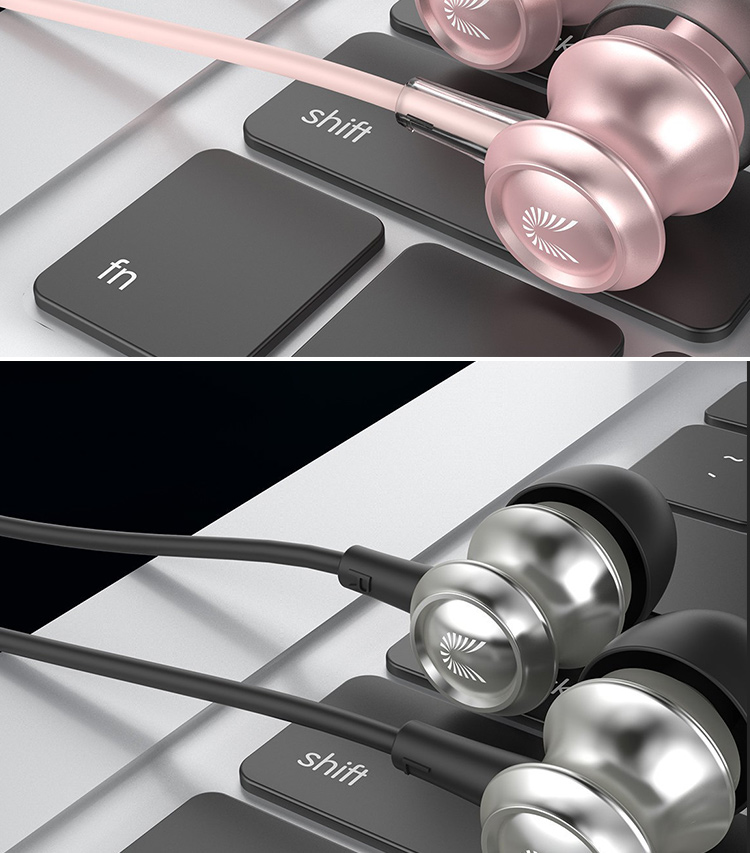 UiiSii US60 In-ear Headphone with Microphone for Mobile Phone