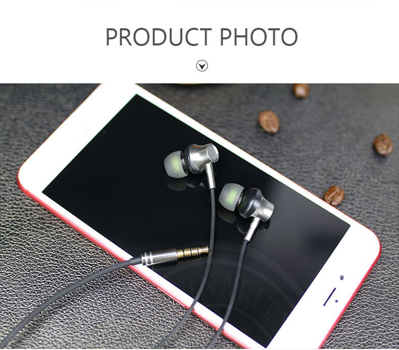 ZERMIE EMB-ZM-06 Metal Earphone with Deep Bass Stereo for iPhone Samsung Xiaomi 